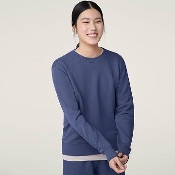 Allbirds R&R Sweat Women's Shirts Blue | SG4759DN