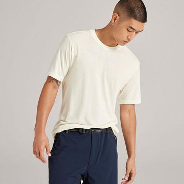 Allbirds Sea Men's T Shirts White | SG4285KI