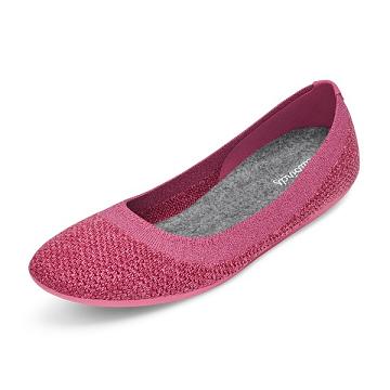 Allbirds Tree Breezers Lux Women's Flat Shoes Pink | SG4672FM