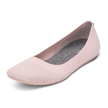 Allbirds Tree Breezers Women's Flat Shoes Pink | SG4669NB