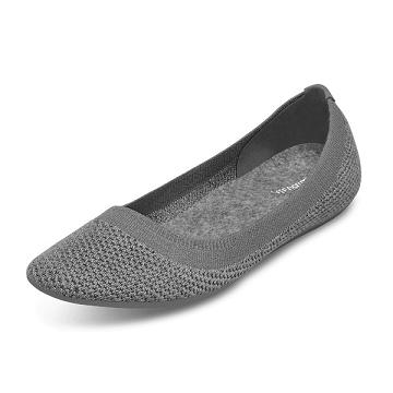 Allbirds Tree Breezers Women's Flat Shoes Grey | SG4675AP