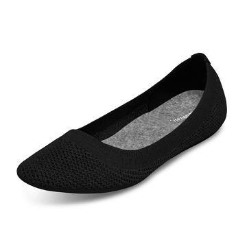 Allbirds Tree Breezers Women's Flat Shoes Black | SG4677HK