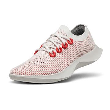 Allbirds Tree Dasher 1 Men's Running Shoes Red / White | SG4161SO