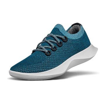 Allbirds Tree Dasher 1 Men's Running Shoes Aqua | SG4163PQ