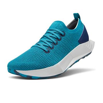 Allbirds Tree Flyers Men's Running Shoes Turquoise | SG4179ZG