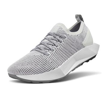 Allbirds Tree Flyers Men's Running Shoes Grey / White | SG4186FM