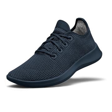 Allbirds Tree Runner Men's Sneakers Navy | SG4075ZG