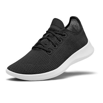 Allbirds Tree Runner Women's Sneakers Black / White | SG4503OR