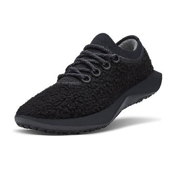 Allbirds Wool Dasher Fluffs Men's Running Shoes Black | SG4127ZG