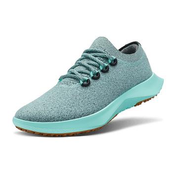 Allbirds Wool Dasher Mizzles Men's Running Shoes Mint | SG4138PQ