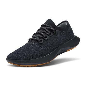 Allbirds Wool Dasher Mizzles Men's Running Shoes Black | SG4141UT