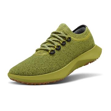 Allbirds Wool Dasher Mizzles Men's Waterproof Shoes Olive | SG4248RW