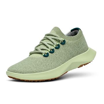 Allbirds Wool Dasher Mizzles Women's Waterproof Shoes Olive | SG4710PQ