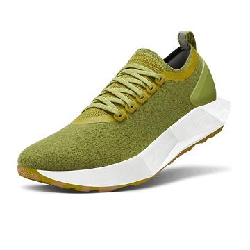 Allbirds Wool Flyer Mizzles Men's Running Shoes Olive | SG4129KI