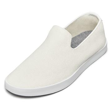 Allbirds Wool Loungers Men's Slip On Shoes White | SG4093EX