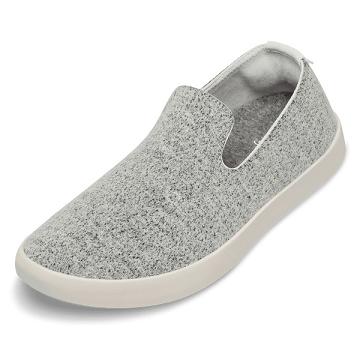 Allbirds Wool Loungers Men's Slip On Shoes Grey / White | SG4097NB