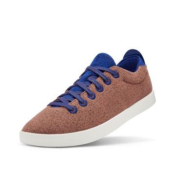 Allbirds Wool Pipers Men's Sneakers Blue / Brown | SG4030FM