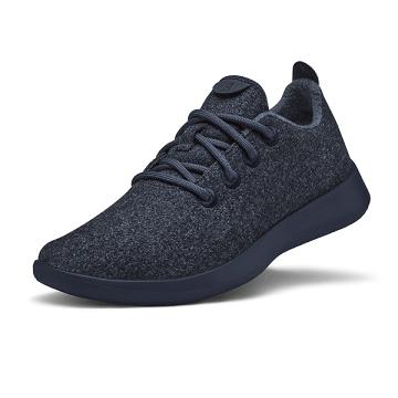 Allbirds Wool Runner Men's Sneakers Navy | SG4054GL