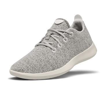 Allbirds Wool Runner Women's Sneakers Grey / White | SG4493KI