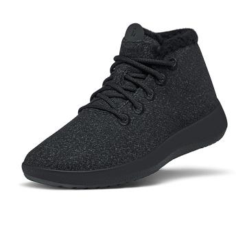 Allbirds Wool Runner-up Mizzle Fluffs Men's High Tops Black | SG4217IS