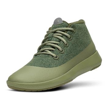 Allbirds Wool Runner-up Mizzle Plus Men's Waterproof Shoes Olive | SG4242PQ