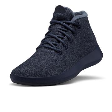 Allbirds Wool Runner-up Mizzles Women's Sneakers Navy | SG4426UT