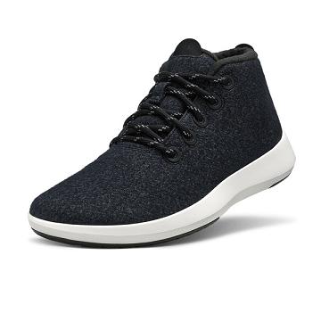 Allbirds Wool Runner-up Mizzles Women's Sneakers Black / White | SG4434NB