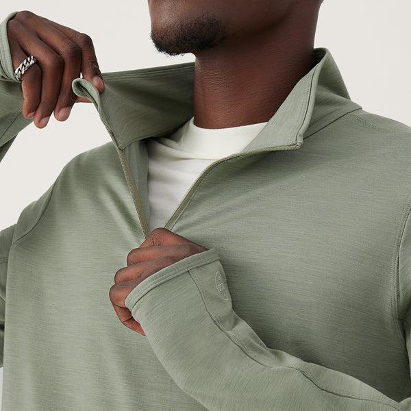 Allbirds Performance Quarter Zip Men's Hoodie Green | SG4325RW