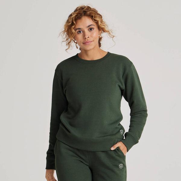 Allbirds R&R Sweat Women\'s Shirts Green | SG4756HK