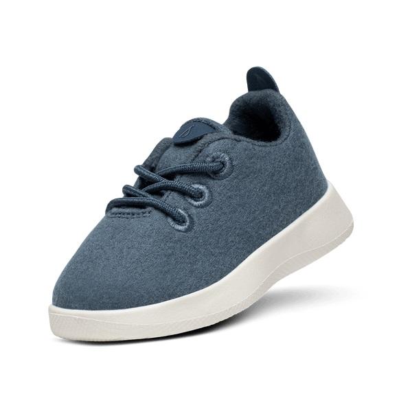 Allbirds Smallbirds Wool Runner Kids\' Sneakers Blue | SG4861AP