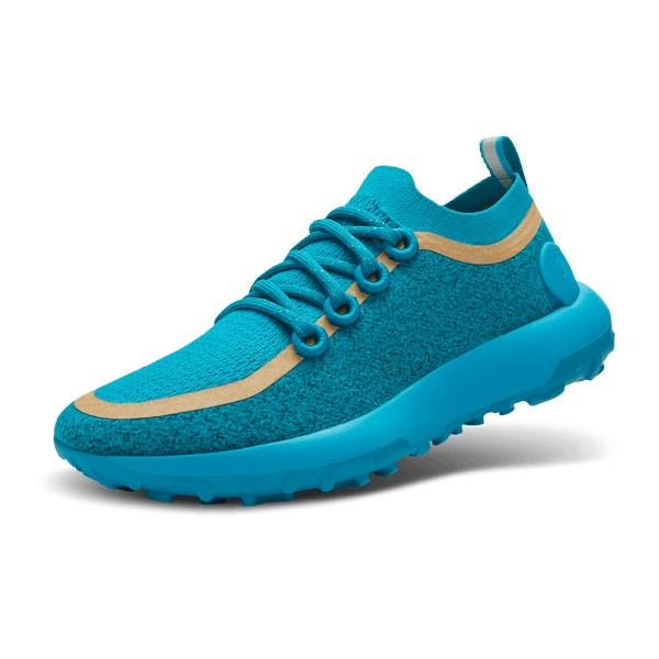 Allbirds Trail Runner SWT Mizzles Men\'s Waterproof Shoes Turquoise | SG4244IS