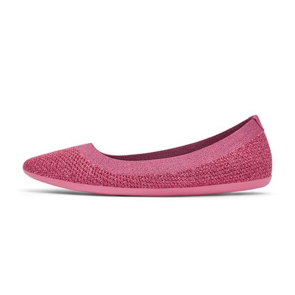 Allbirds Tree Breezers Lux Women's Flat Shoes Pink | SG4672FM