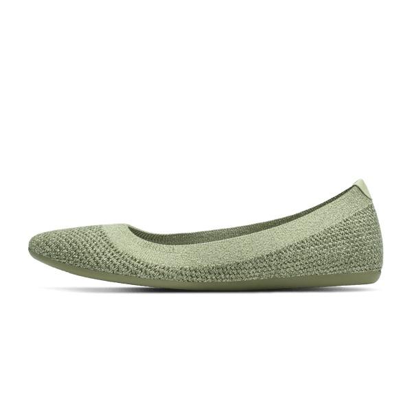 Allbirds Tree Breezers Women's Flat Shoes Green | SG4670HK