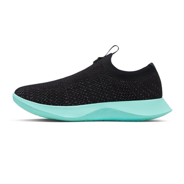 Allbirds Tree Dasher Relay Women's Running Shoes Black / Mint | SG4577SO