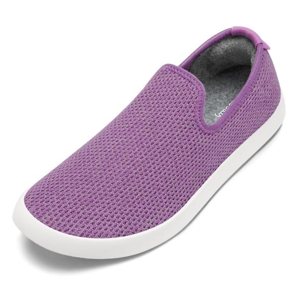 Allbirds Tree Loungers Men\'s Slip On Shoes Purple / White | SG4101DN