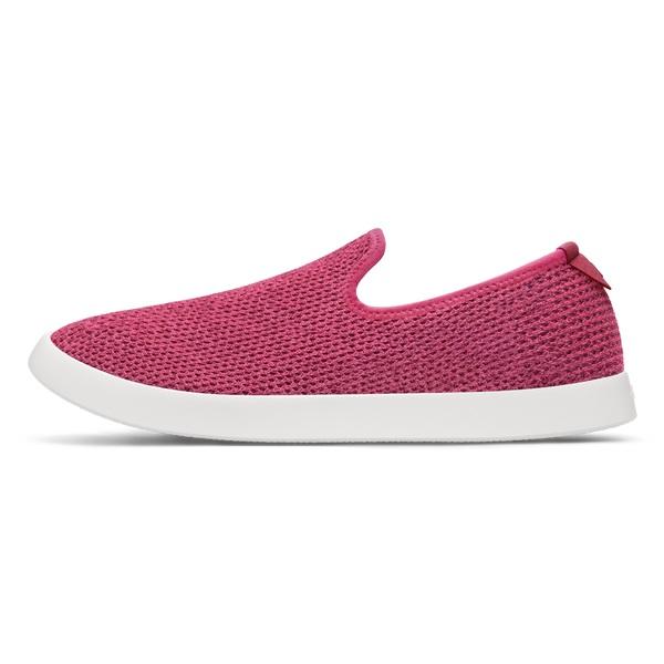 Allbirds Tree Loungers Men's Slip On Shoes Red / White | SG4106GL