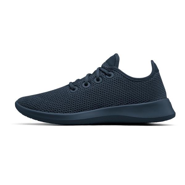 Allbirds Tree Runner Men's Sneakers Navy | SG4075ZG