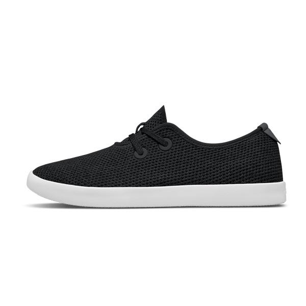 Allbirds Tree Skippers Men's Sneakers Black / White | SG4018NB