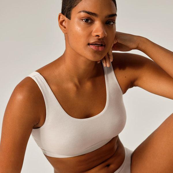 Allbirds Trino® Bralette Women's Underwear White | SG4729HK