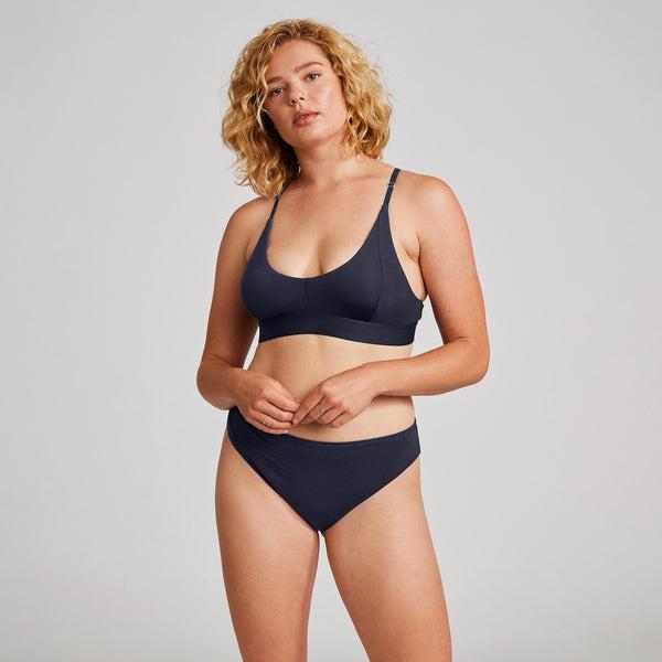 Allbirds Trino® Triangle Bralette Women\'s Underwear Navy | SG4722HK