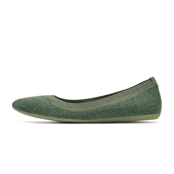 Allbirds Wool Breezers Lux Women's Slip On Shoes Olive | SG4541CE