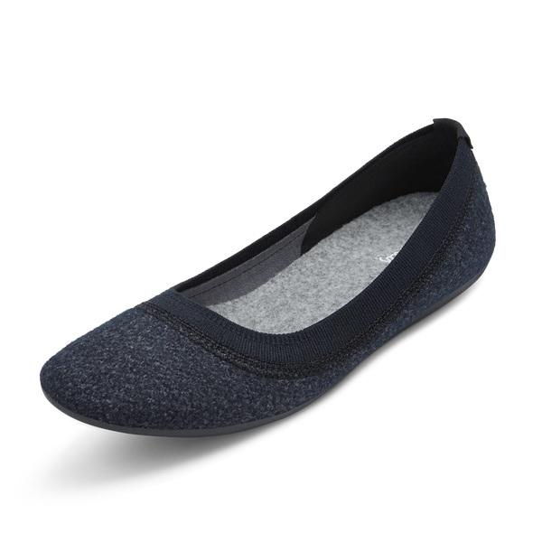 Allbirds Wool Breezers Women\'s Flat Shoes Beige / Black | SG4678GL