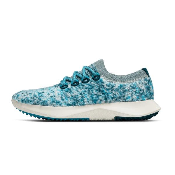 Allbirds Wool Dasher Fluffs Men's Running Shoes Turquoise | SG4125CE