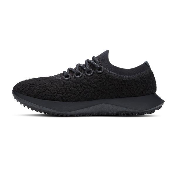 Allbirds Wool Dasher Fluffs Men's Running Shoes Black | SG4127ZG