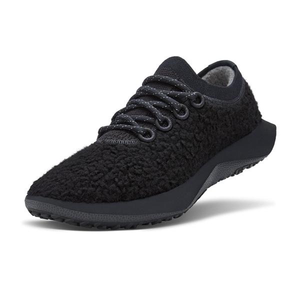 Allbirds Wool Dasher Fluffs Men\'s Running Shoes Black | SG4127ZG