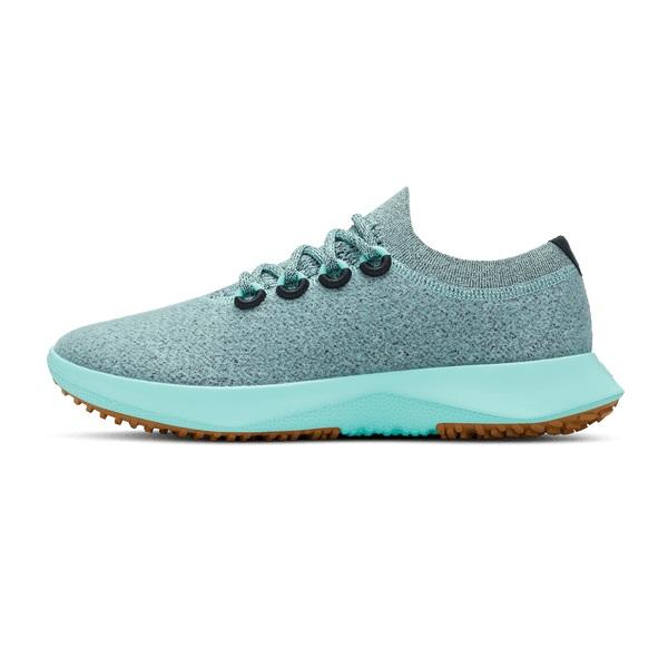 Allbirds Wool Dasher Mizzles Men's Running Shoes Mint | SG4138PQ