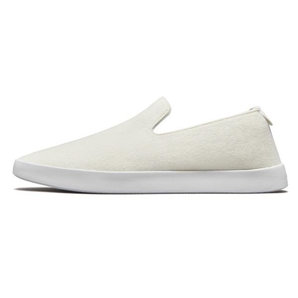 Allbirds Wool Loungers Men's Slip On Shoes White | SG4093EX