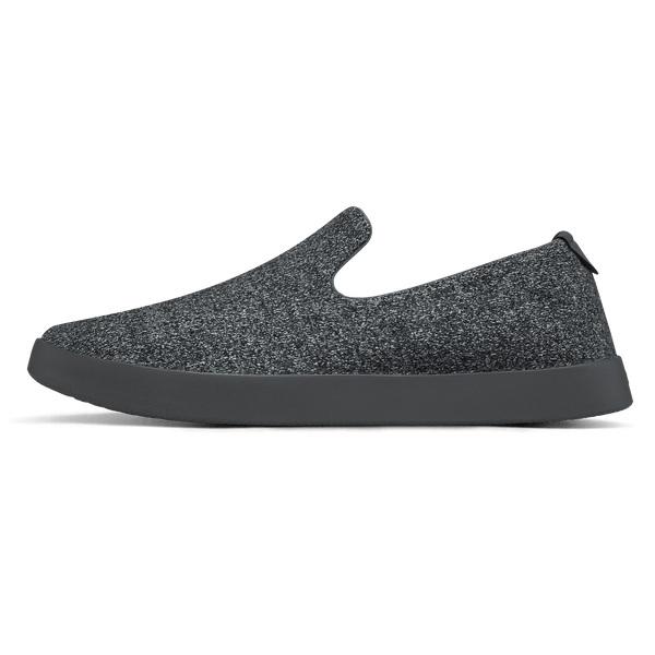 Allbirds Wool Loungers Men's Slip On Shoes Black / Grey | SG4099GL