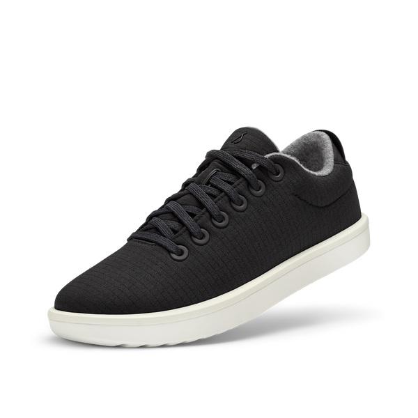 Allbirds Wool Piper Woven Women\'s Sneakers Black | SG4421SO