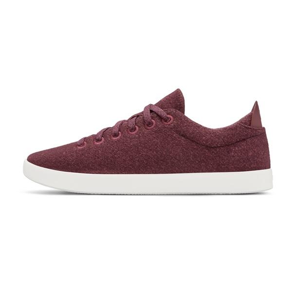 Allbirds Wool Pipers Women's Sneakers Burgundy | SG4445GL